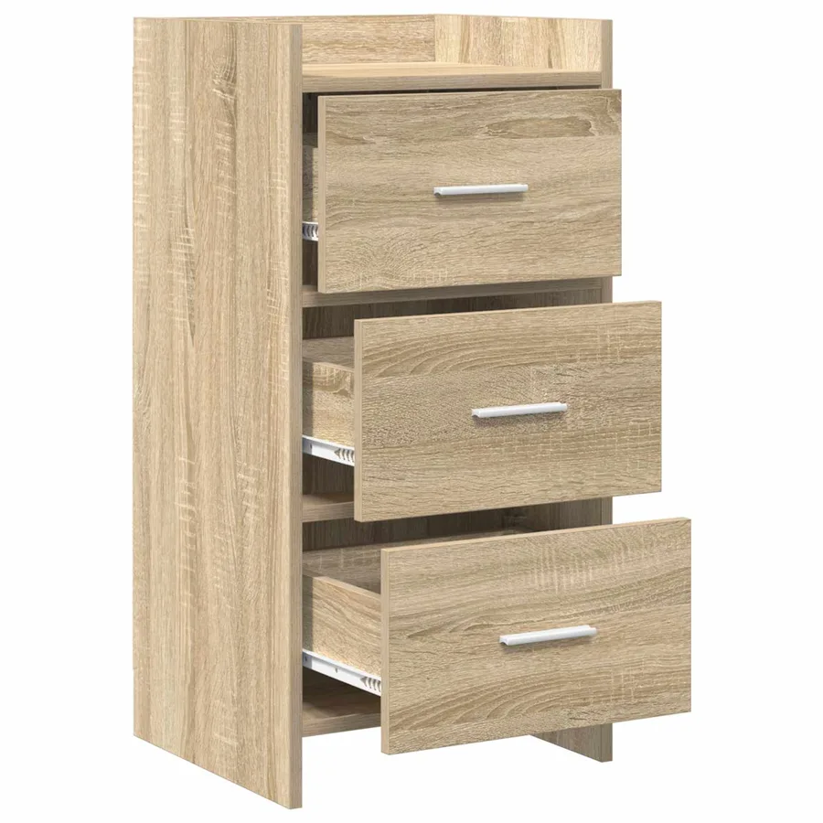 Buffet Chêne Sonoma 40 x 36 x 80 cm Bois d'ingénierie - 3
