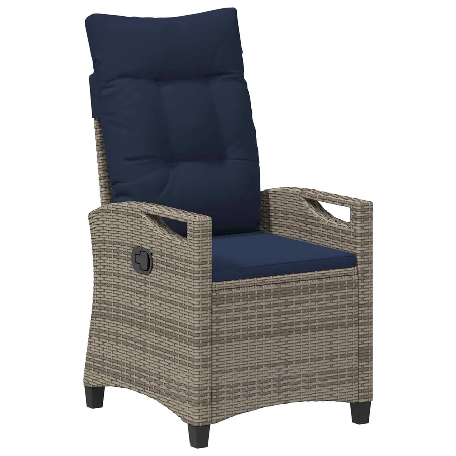 Chaise de jardin inclinable 56 x 60 x 112 cm acier - 2