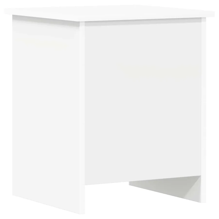 Coffre de rangement Blanc 40 x 40 x 50 cm Bois d'ingénierie - 2