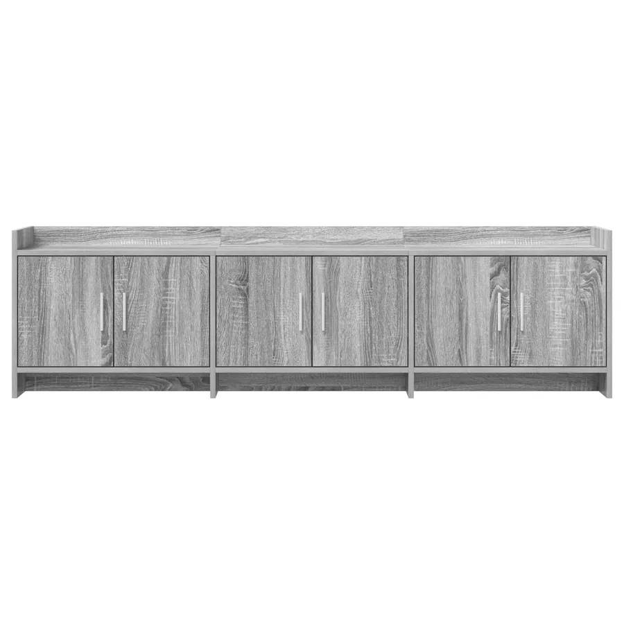 Meuble TV 168 x 33 x 47 cm Sonoma gris Bois d'ingénierie - 5