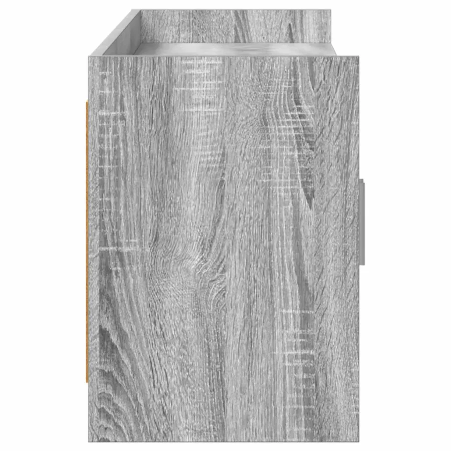 Meuble TV 168 x 33 x 47 cm Sonoma gris Bois d'ingénierie - 6