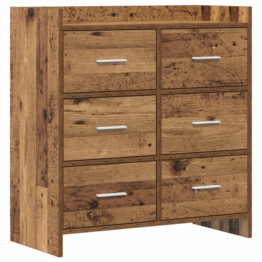 Buffet Bois ancien 75 x 33 x 80 cm Bois d'ingénierie - 2