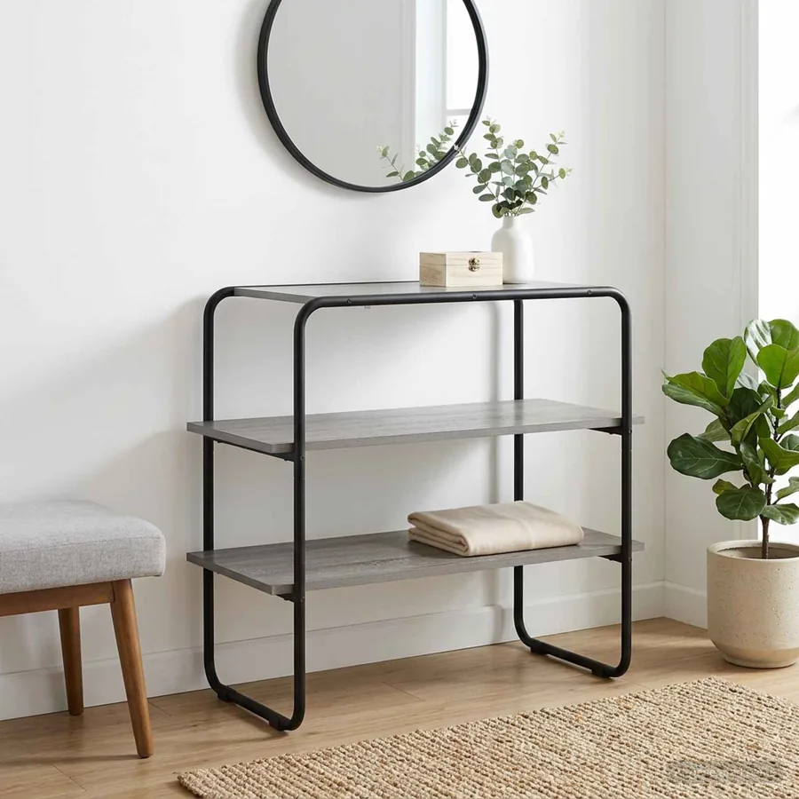 Table console Sonoma gris 60 x 41 x 75 cm Bois d'ingénierie