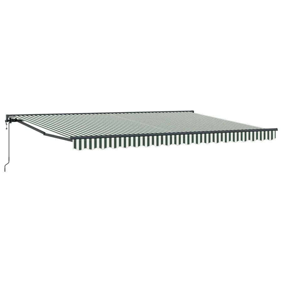 Auvent rétractable électrique Vert, Blanc, Anthracite 4 x 2 m - 2