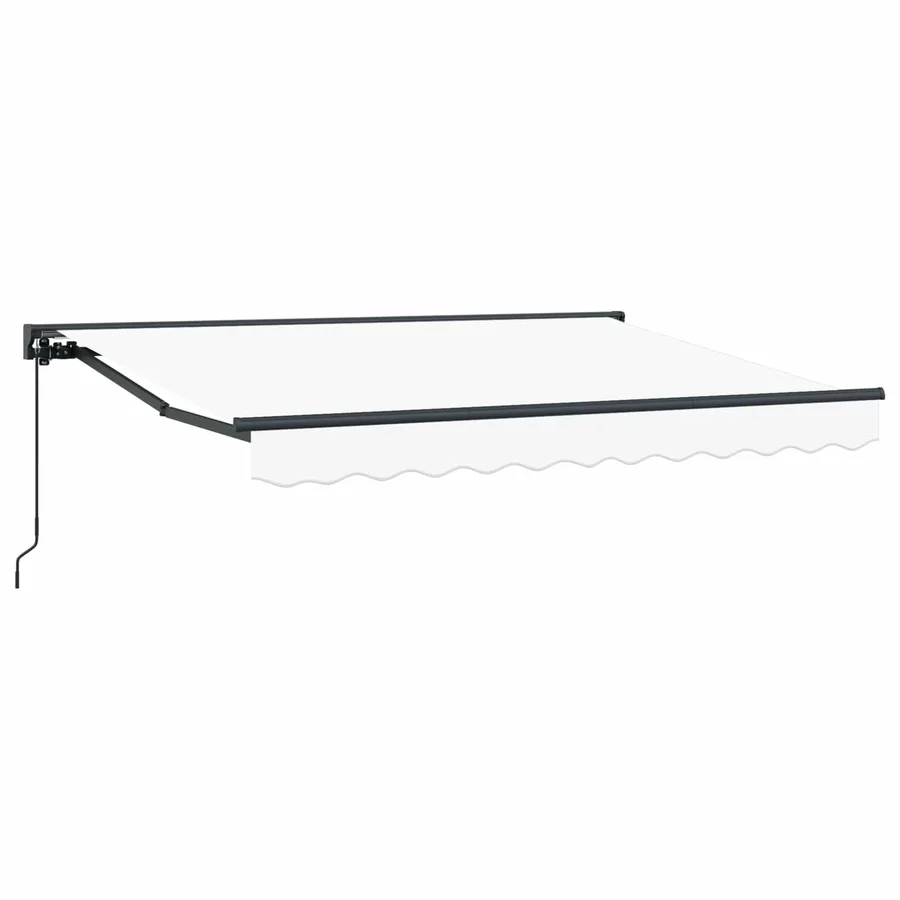 Auvent rétractable manuel Blanc 2,5 x 2 m - 2