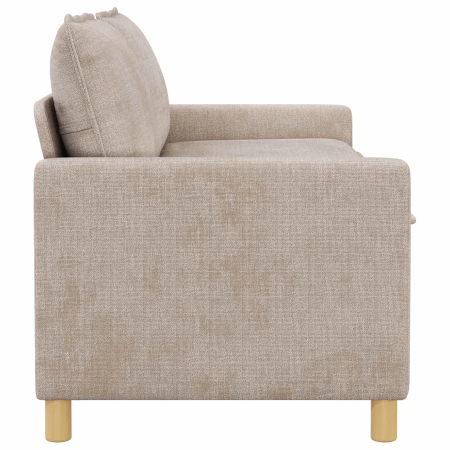 Canapé Beige 156 x 81 x 87,5 cm Polyester - 4