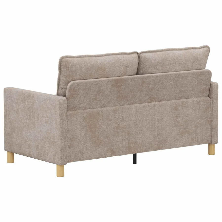 Canapé Beige 156 x 81 x 87,5 cm Polyester - 5