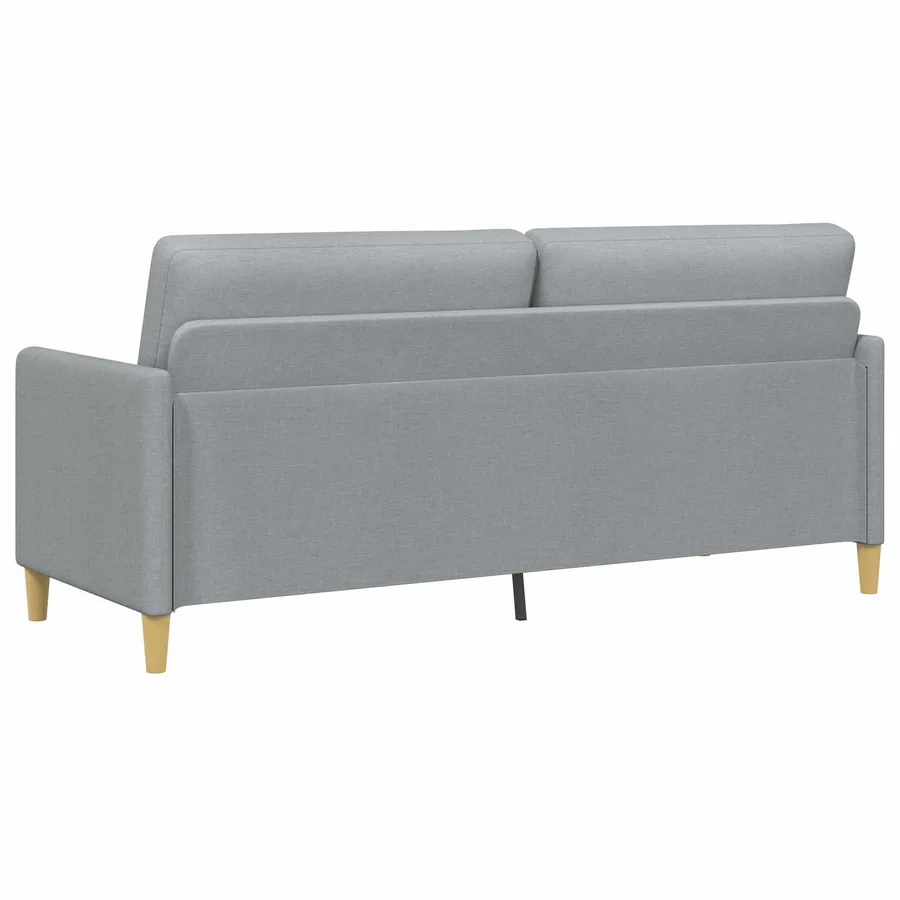 Sofa avec rangement Gris clair 192 x 78 x 87 cm Polyester - 6