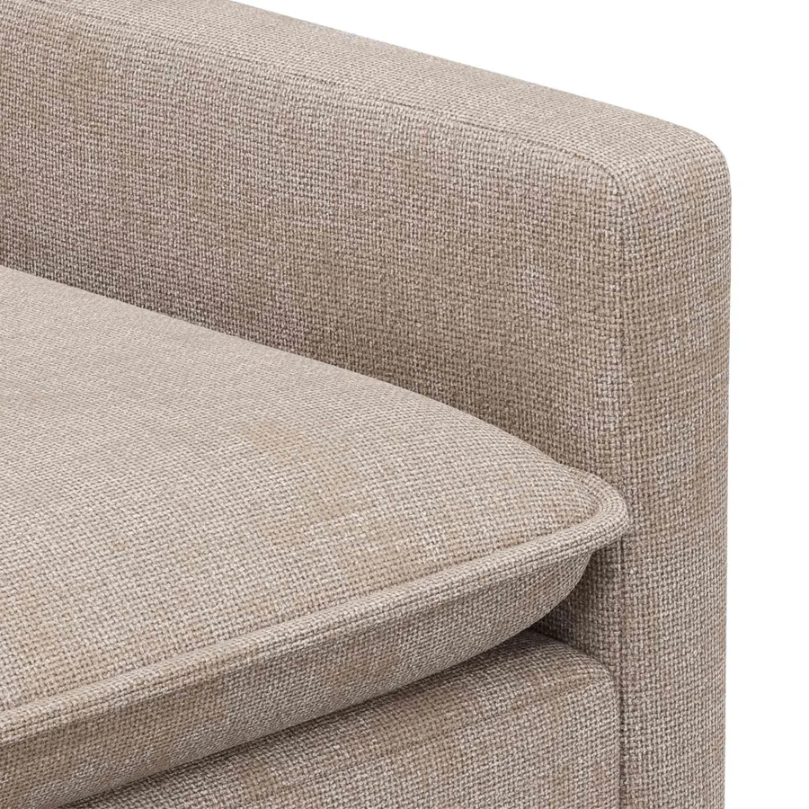 Ensemble de Canapés 2 pcs Beige Polyester - 5