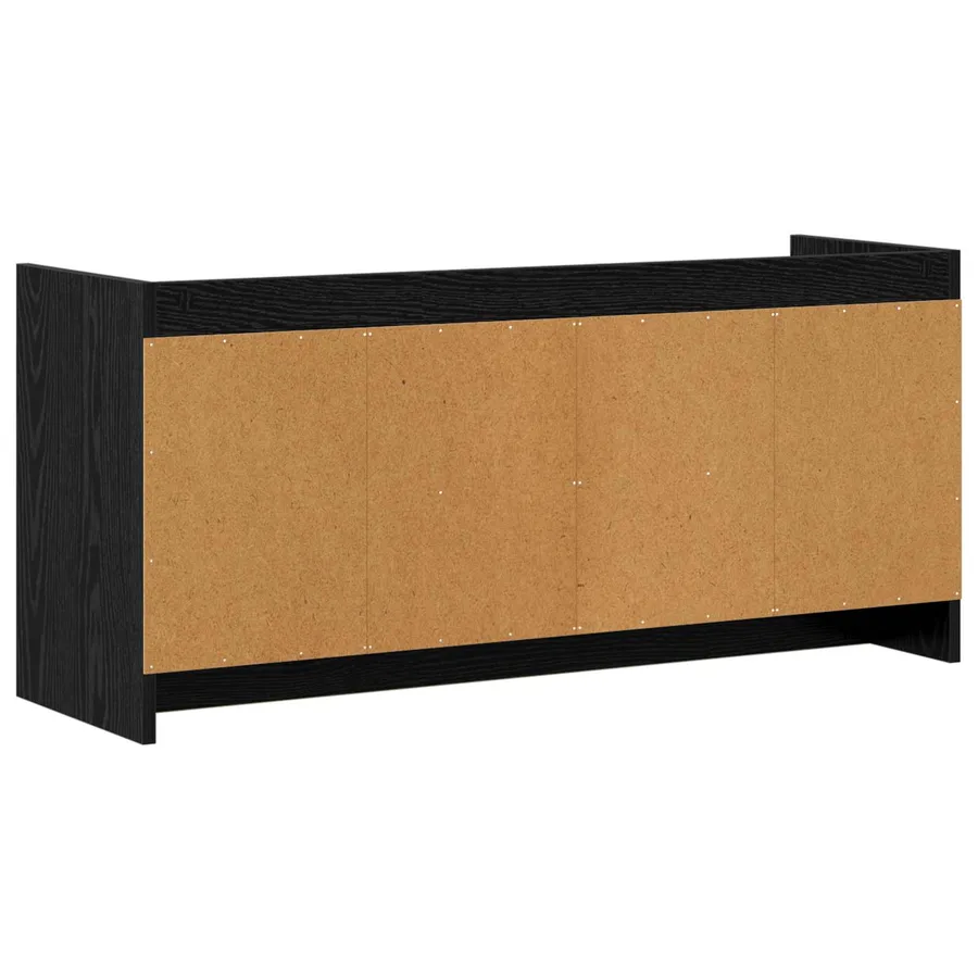 Meuble TV 102 x 33 x 47 cm Chêne noir Bois d'ingénierie - 7