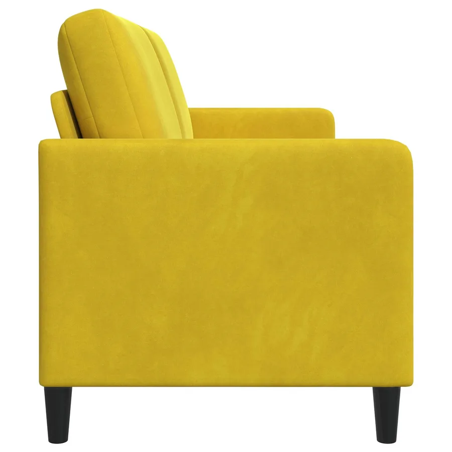 Sofa avec rangement Jaune 172 x 78 x 87 cm Polyester - 6