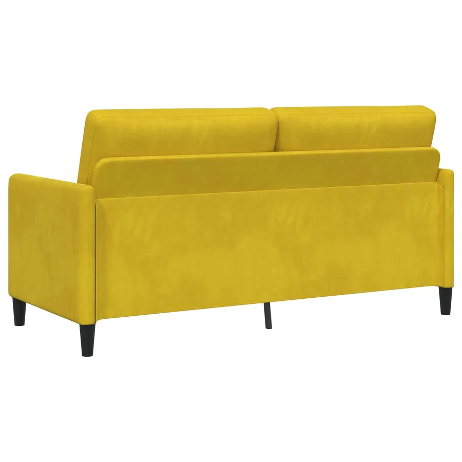 Sofa avec rangement Jaune 172 x 78 x 87 cm Polyester - 7