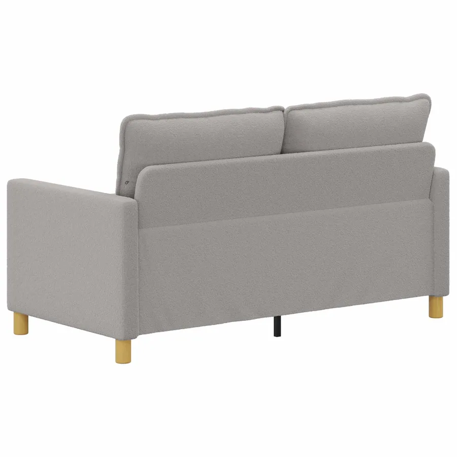 Canapé Gris clair 156 x 81 x 87,5 cm Tissu - 5