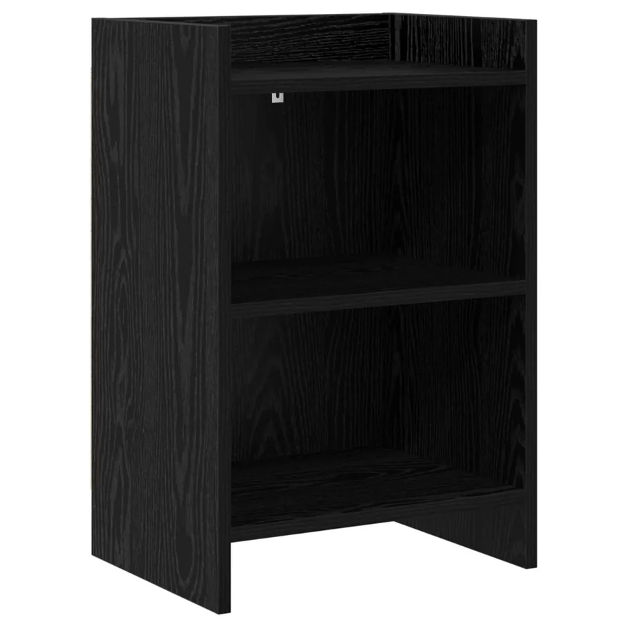Tables de chevet Chêne noir 40 x 30 x 60 cm Bois d'ingénierie