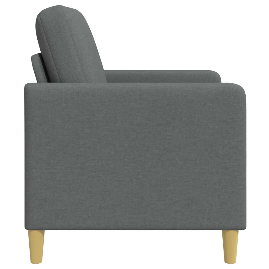 Sofa avec rangement Gris foncé 72 x 78 x 87 cm Polyester - 5
