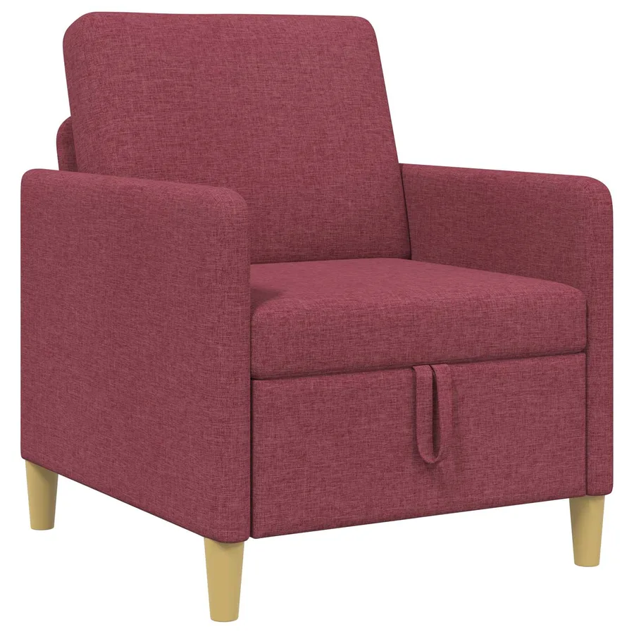 Sofa avec rangement Bordeaux 72 x 78 x 87 cm Polyester - 2