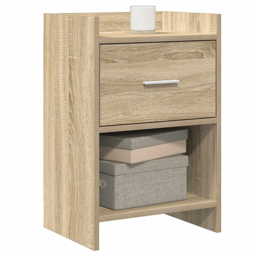 Tables de chevet Chêne Sonoma 40 x 30 x 60 cm Bois d'ingénierie - 2