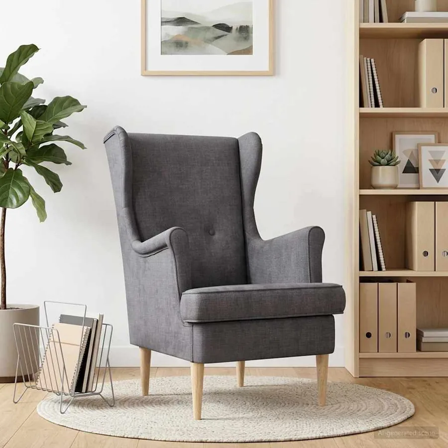 Fauteuil Gris foncé ARES