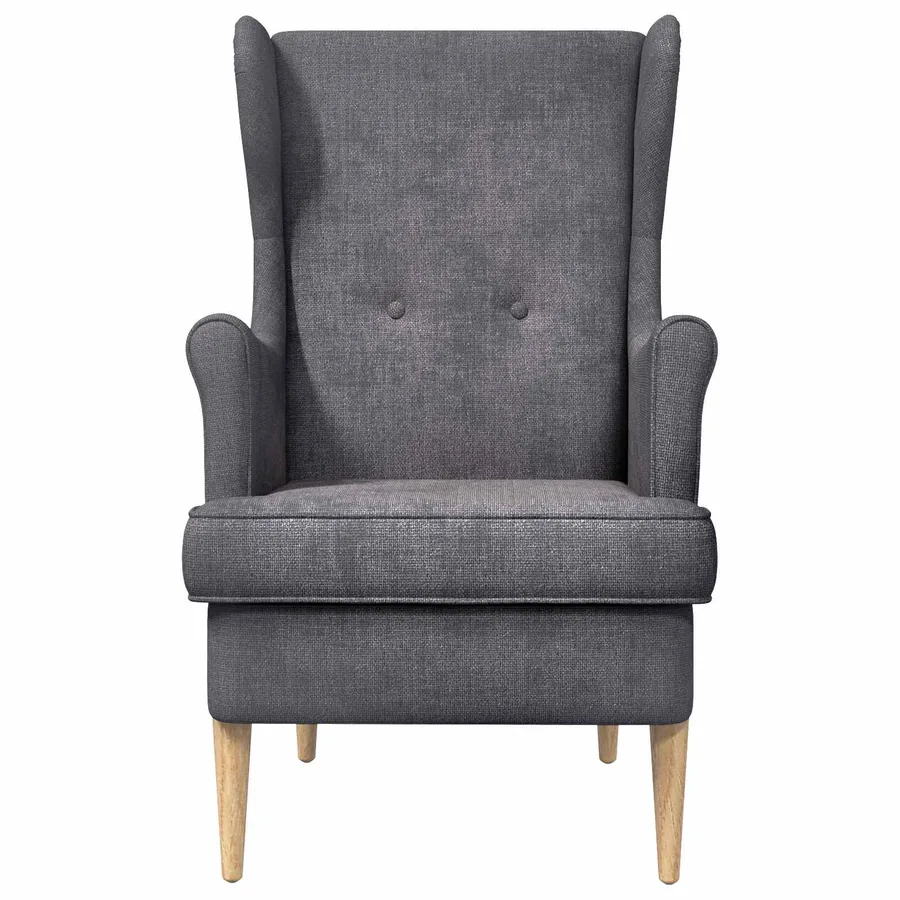 Fauteuil Gris foncé ARES - 4