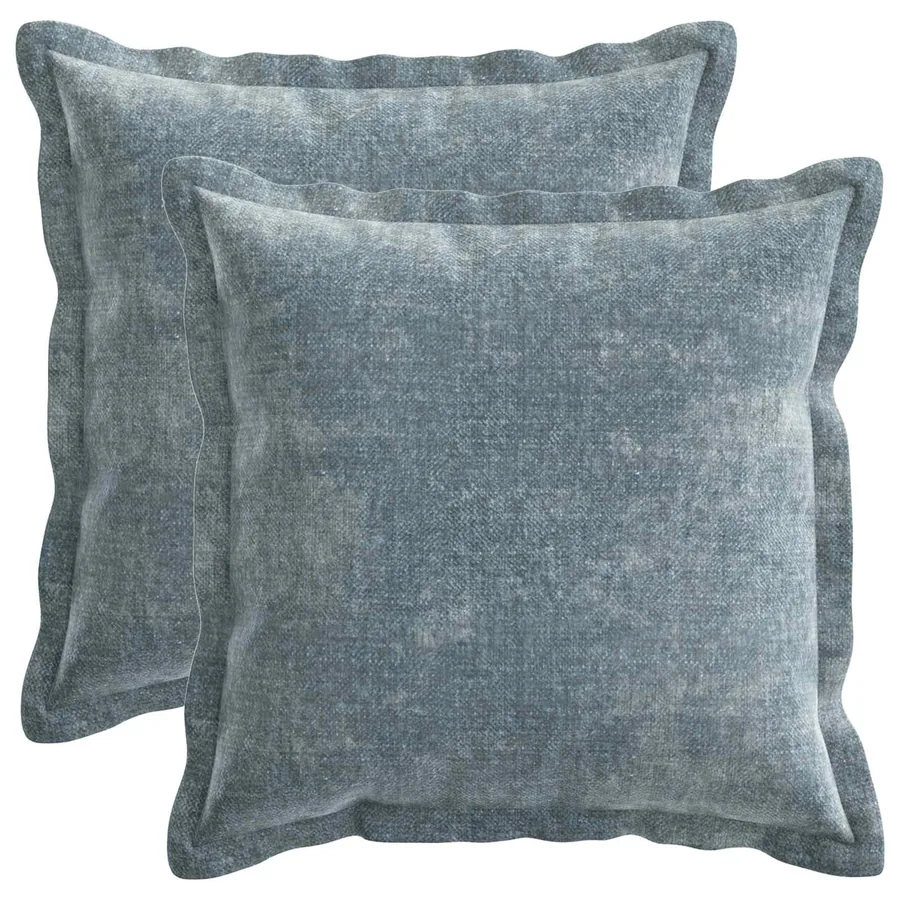 Housse de coussin 2 pcs HOUTEN Bleu clair 40 x 40 cm