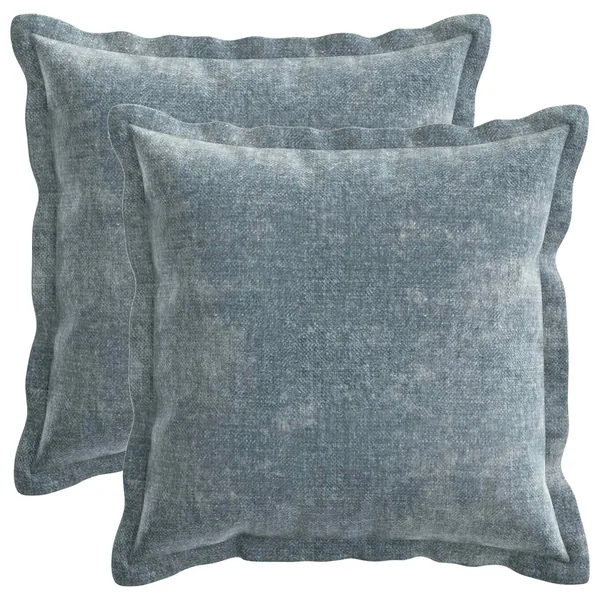 Housse de coussin 2 pcs HOUTEN Bleu clair 40 x 40 cm