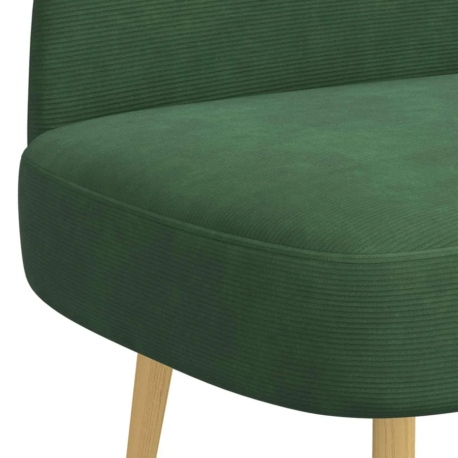 Banc rembourré avec dossier Vert jungle 110 x 60 x 76 cm - 5