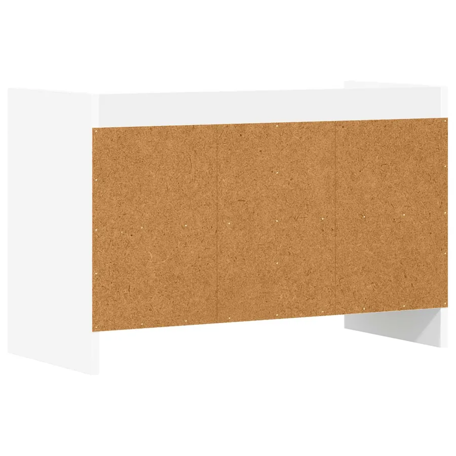Meuble TV 71,5 x 33 x 47 cm Blanc Bois d'ingénierie - 7
