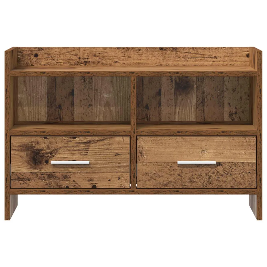 Meuble TV 71,5 x 33 x 47 cm Bois ancien Bois d'ingénierie - 5