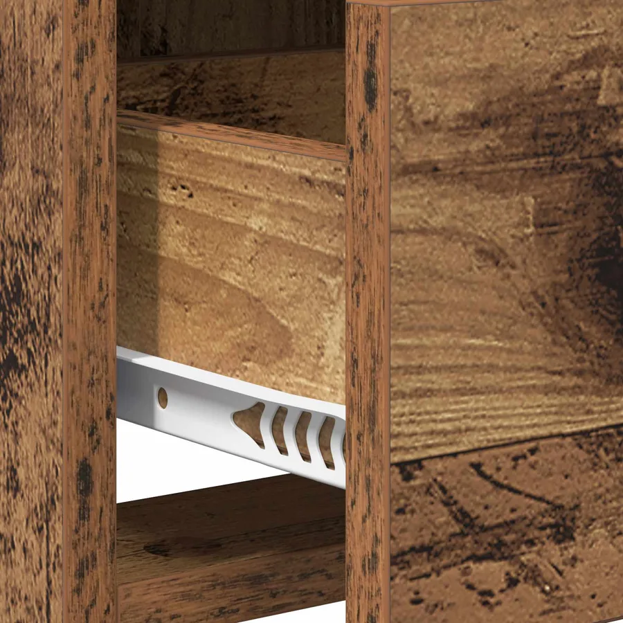 Meuble TV 71,5 x 33 x 47 cm Bois ancien Bois d'ingénierie - 9