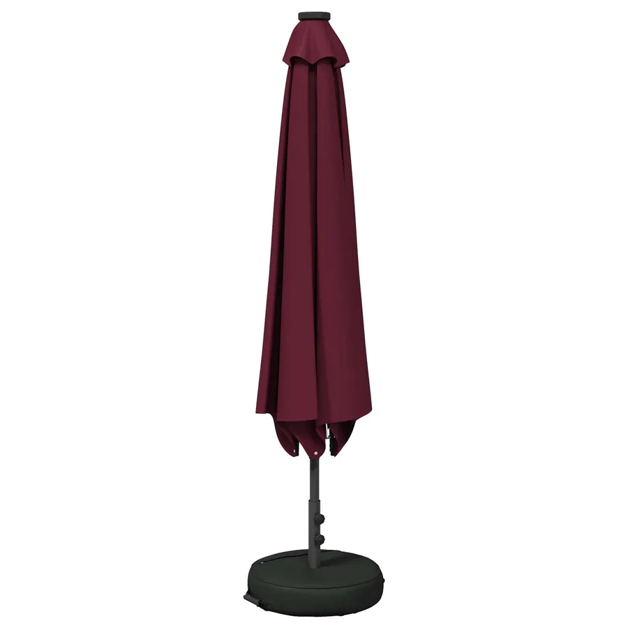 Parasol de jardin avec lumières LED et base 300 x 300 cm - 3