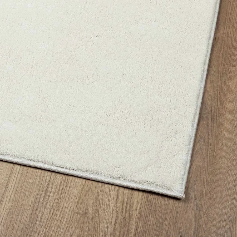 Tapis OVIEDO à poils courts crème 200x200 cm - 4