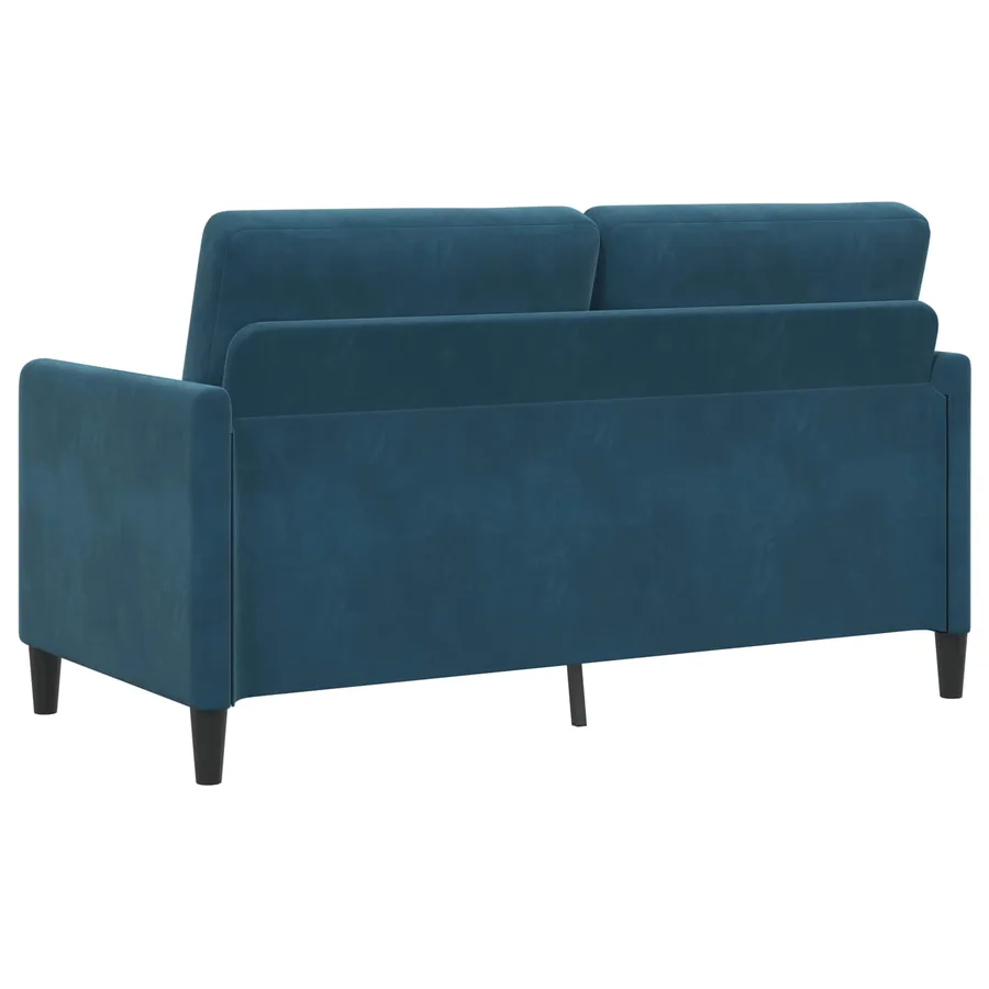 Sofa avec rangement Bleu 152 x 78 x 87 cm Polyester - 5