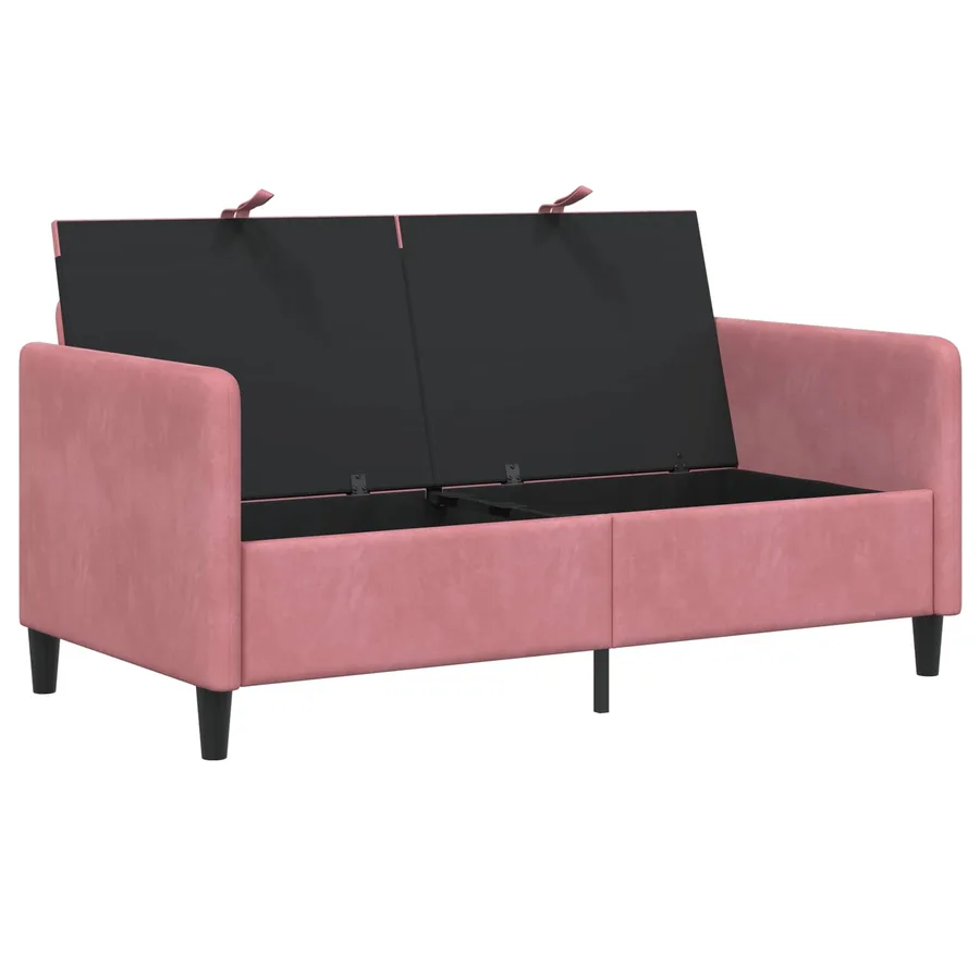 Sofa avec rangement Rose 152 x 78 x 87 cm Polyester - 4
