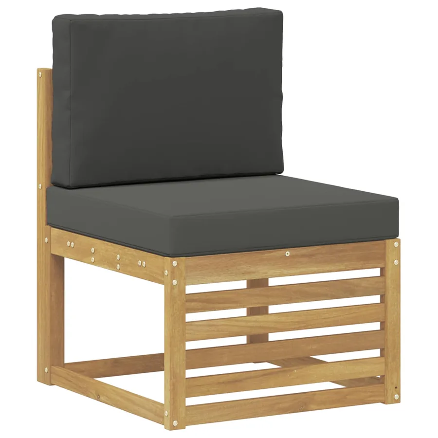 Ensemble de canapé d'angle 9 pcs Blanc et anthracite - 3
