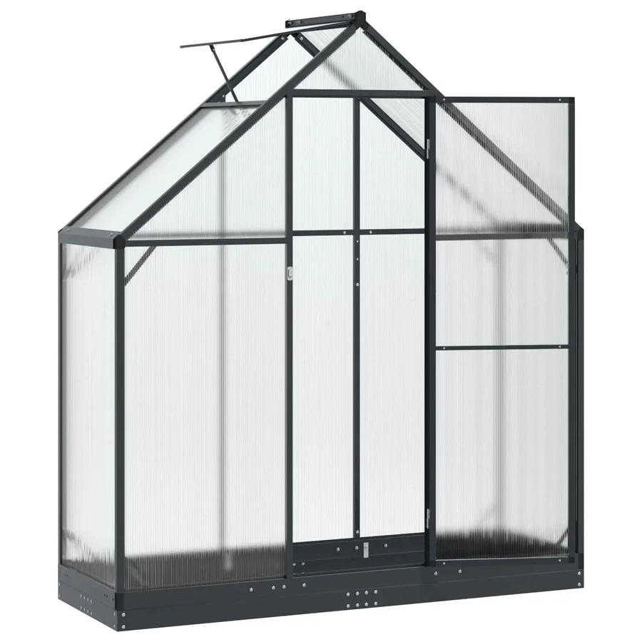 Serre de jardin avec porte Anthracite 183,5 x 63,5 x 207 cm - 3
