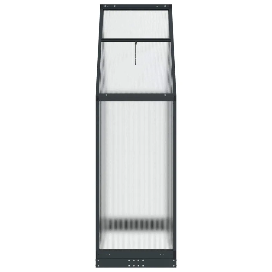 Serre de jardin avec porte Anthracite 183,5 x 63,5 x 207 cm - 5