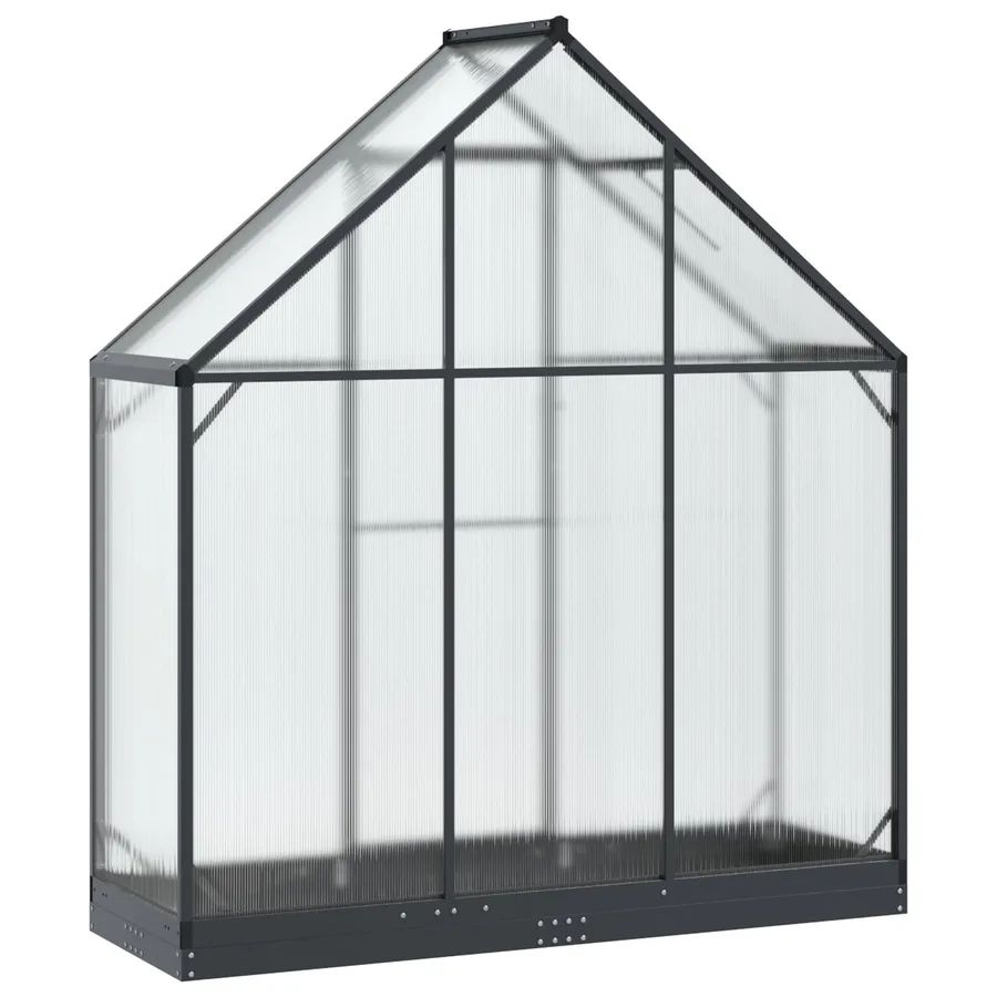 Serre de jardin avec porte Anthracite 183,5 x 63,5 x 207 cm - 6