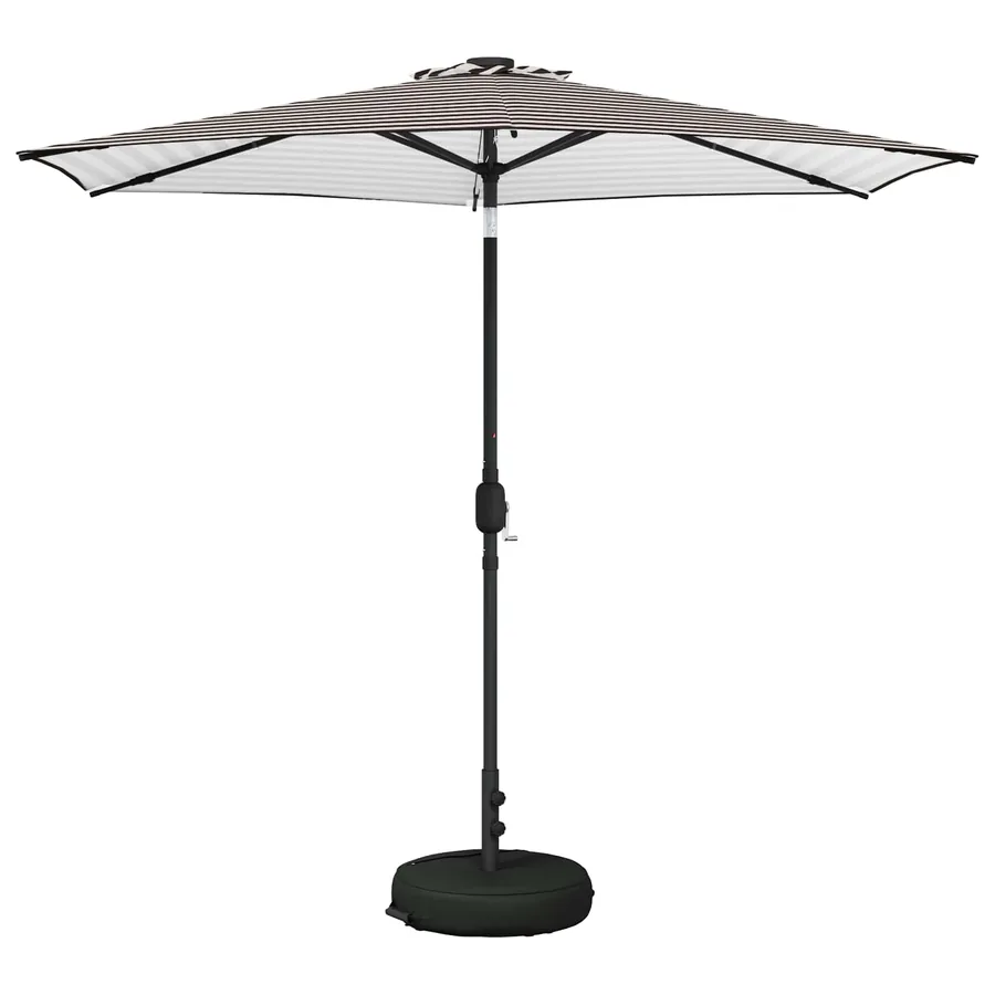 Parasol de jardin avec lumières LED et base 270 x 270 cm - 2