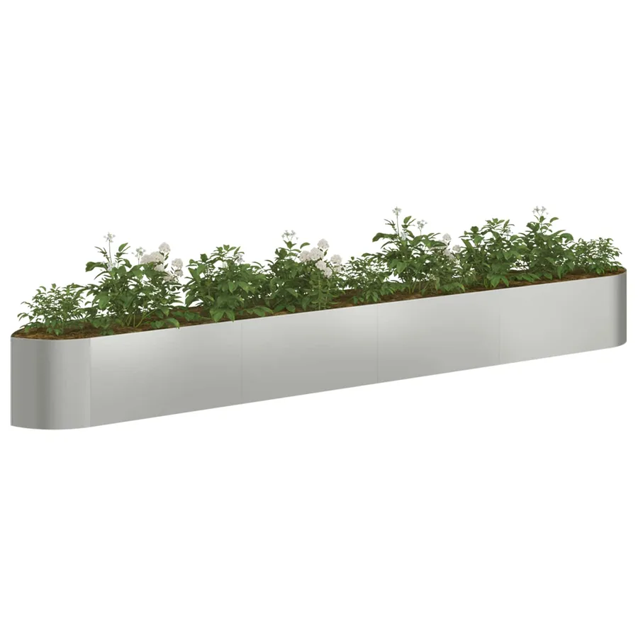 Jardin surélevé Acier galvanisé 380 x 40 x 40 cm Acier - 3