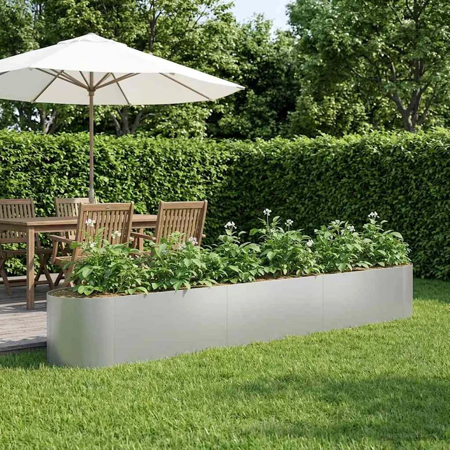 Jardin surélevé Acier galvanisé 300 x 40 x 40 cm Acier