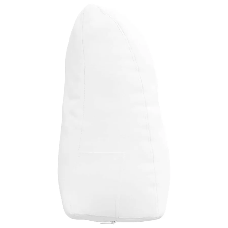 Coussin de Dos Blanc 45 x 24 x 50 cm tissu - 7