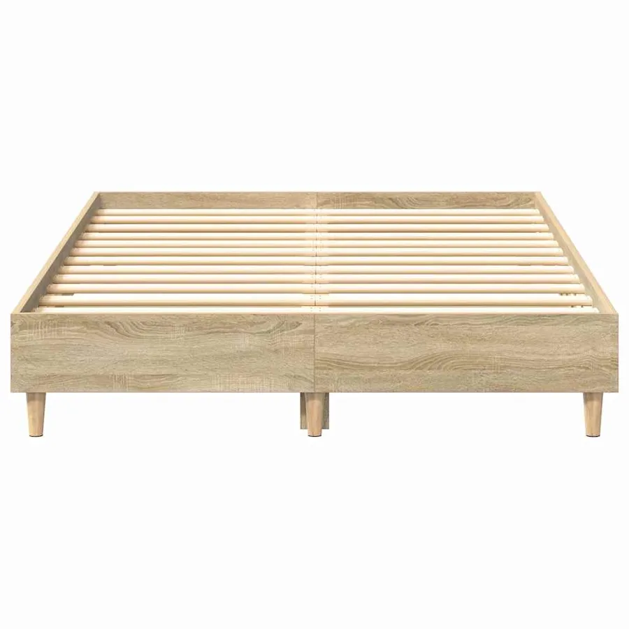 Cadre de lit Sonoma 137 x 190 cm Bois d'ingénierie - 5