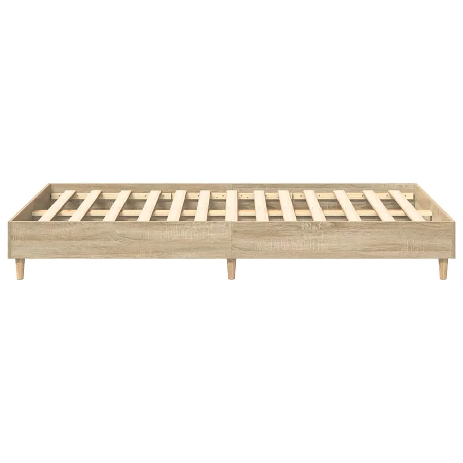 Cadre de lit Sonoma 137 x 190 cm Bois d'ingénierie - 6
