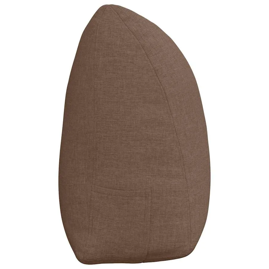 Coussin de Dos Marron 160 x 24 x 50 cm tissu - 7