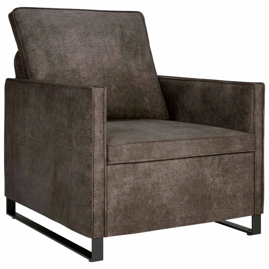 Canapé simple Gris foncé 70 x 81 x 82 cm - 2