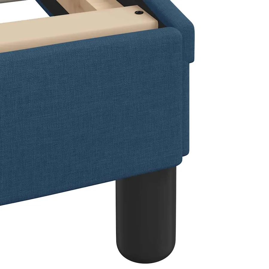 Lit avec matelas Dover bleu 140x200 cm tissu - 6