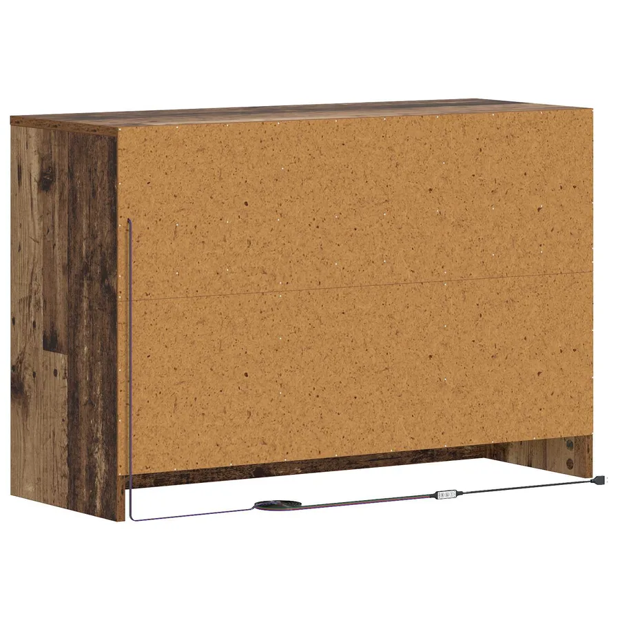 Meuble TV 91 x 34 x 61 cm Bois ancien Bois d'ingénierie - 4