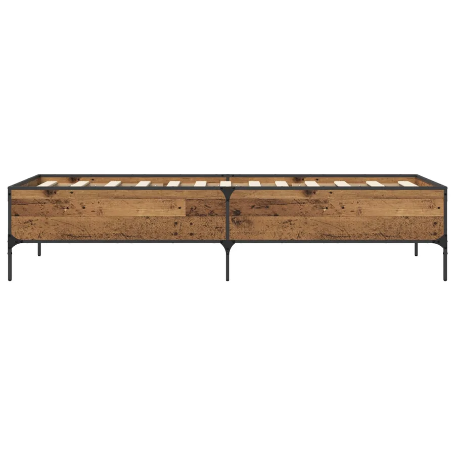 Cadre de lit Bois ancien 80 x 200 cm Bois d'ingénierie - 4