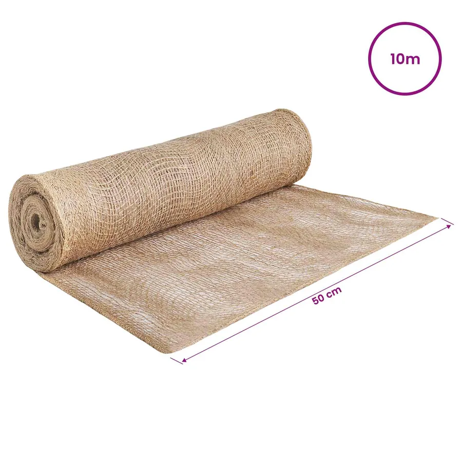 Rouleau de jute Naturel 50 x 1000 cm - 6