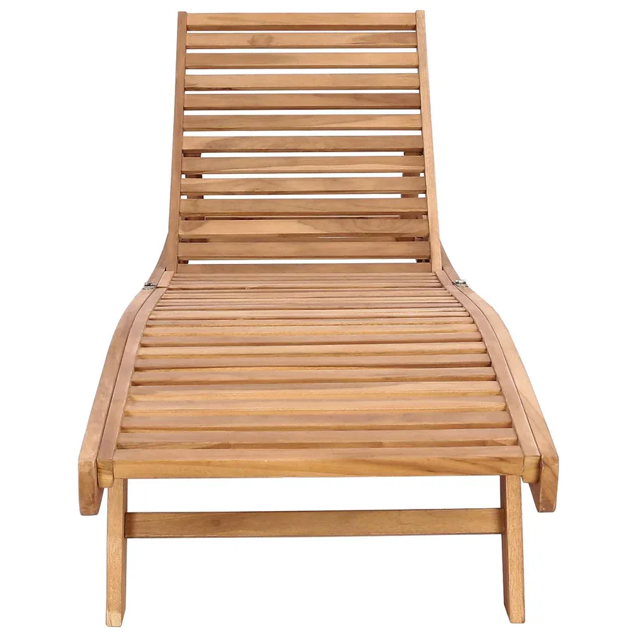 Transat Marron Bois de teck massif - 3